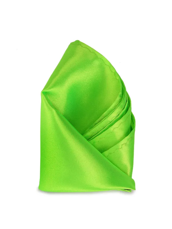 Men_Lime_Green_Solid_Pocket_Square
