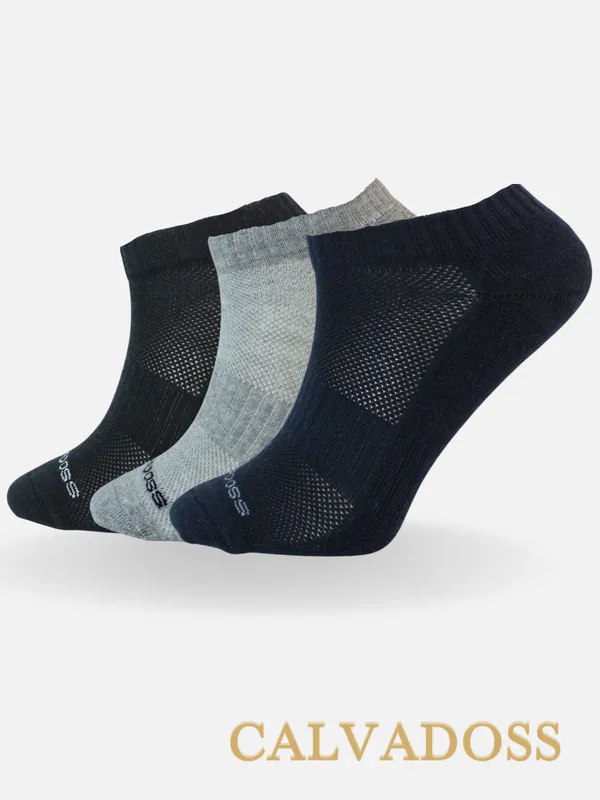 Black/Grey/Navy_Blue_Cotton_Pack_Of_3_All_Day_Comfort_Solid_Design_Low_Ankle_Length_Socks_For_Unisex