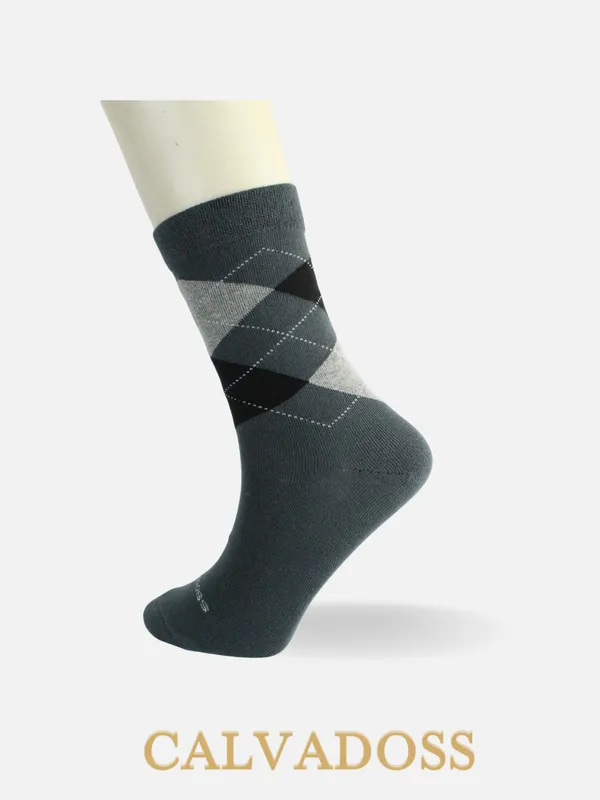 Cotton_Pack_Of_3_Patterned_Design_Calf_Length_Socks_For_Unisex