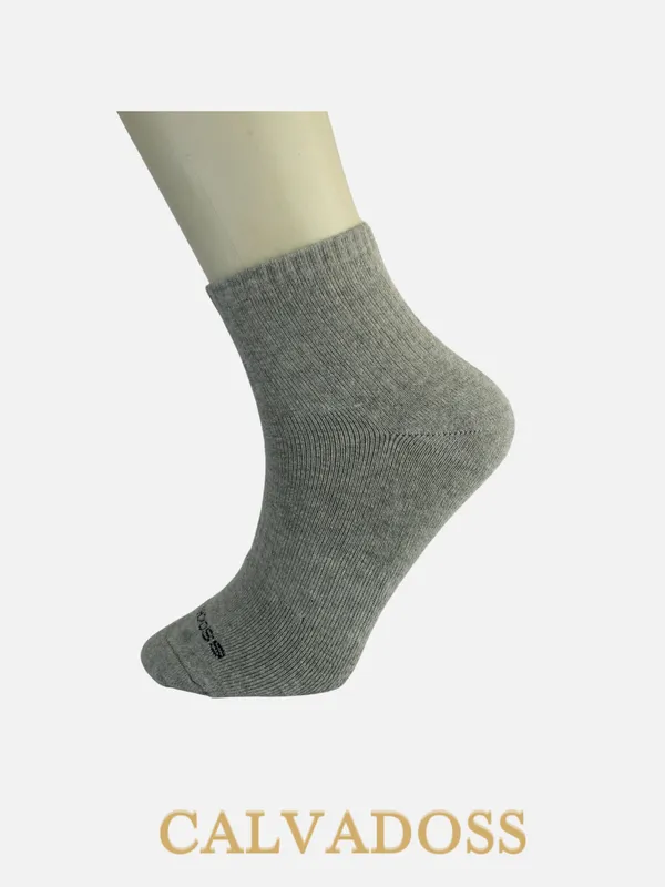 Black/Grey/Navy_Blue_Cotton_Pack_Of_3_Solid_Design_Ankle_Length_Socks_For_Unisex