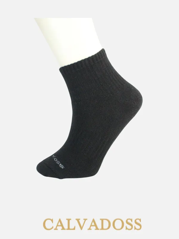 Black/Grey/Navy_Blue_Cotton_Pack_Of_3_Solid_Design_Ankle_Length_Socks_For_Unisex