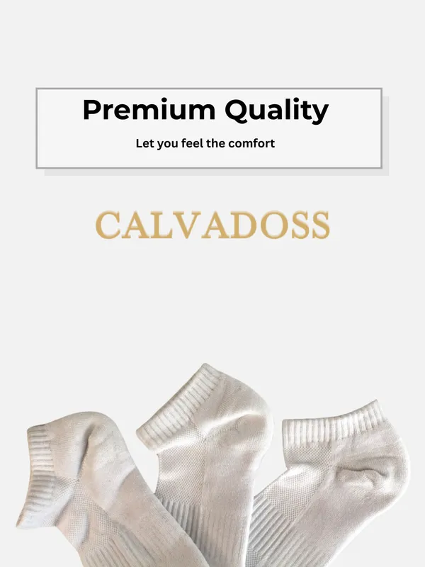 White_Cotton_Pack_Of_3_Solid_Design_Low_Ankle_Length_Socks_For_Unisex