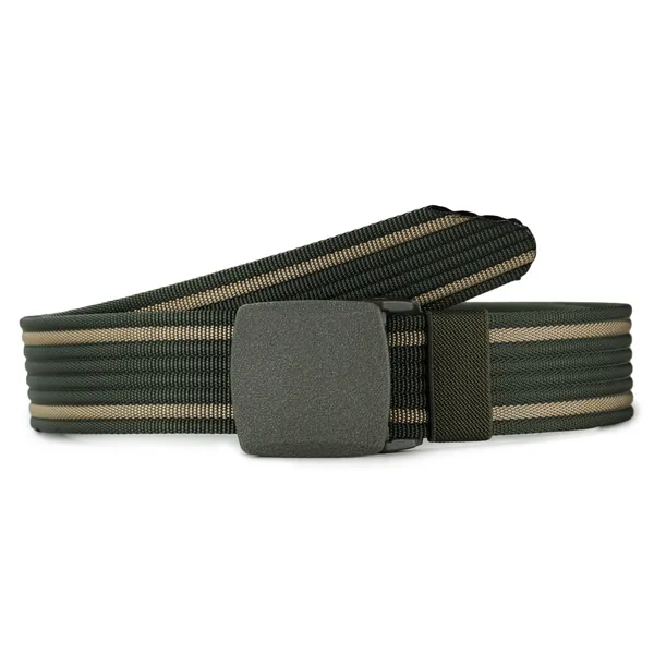 Premium_Womens_Green_Beige_Canvas_Belt