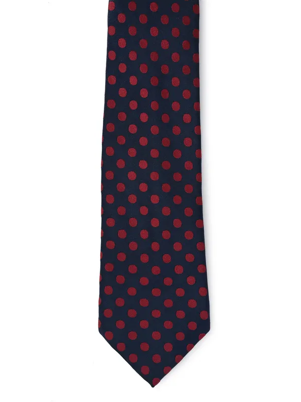 Calvadoss_Blue_&_Red_Woven_Design_Bow_Tie