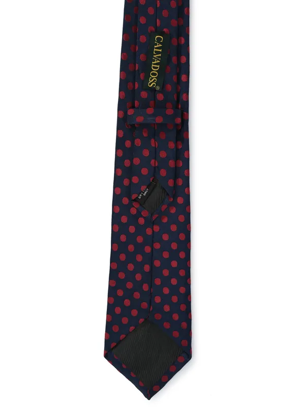 Calvadoss_Blue_&_Red_Woven_Design_Bow_Tie