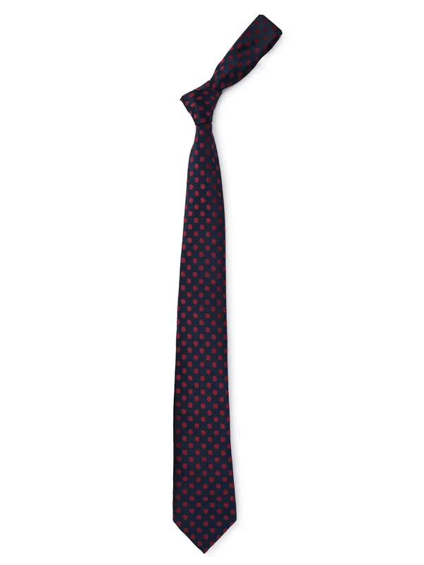 Calvadoss_Blue_&_Red_Woven_Design_Bow_Tie