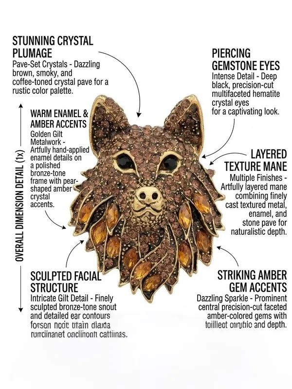 Calvadoss_Antique_Gold_Jeweled_Wolf_Head_Pin_Brooch