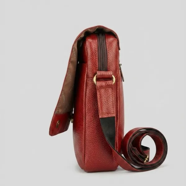 Calvadoss_Brown_Leather_Structured_Sling_Bag