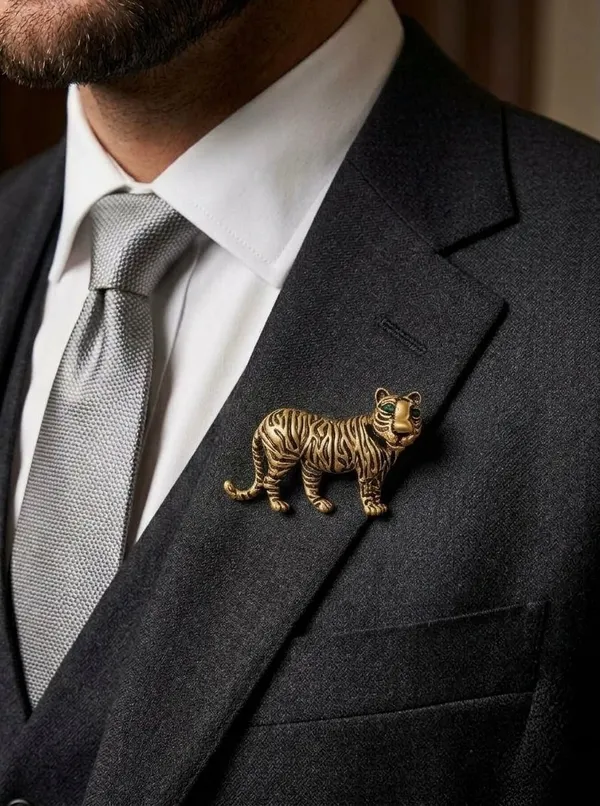 Calvadoss_Imperial_Gold_Tiger_Brooch