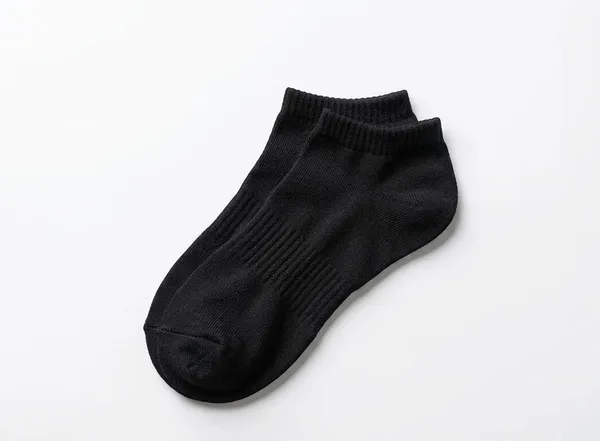 Low_Ankle_Length_Black_Cotton_Socks