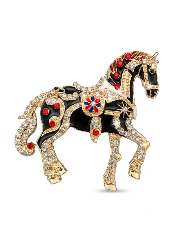 Calvadoss_Majestic_Variant_Black_Horse_Brooch_