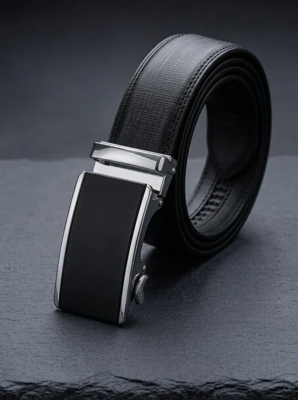 Men_Black_Solid_Premium_Leather_Belt