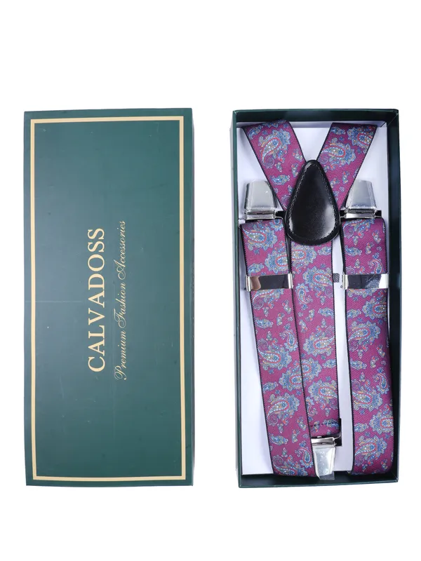 Calvadoss_Paisley_Design_Stretchable_Suspender