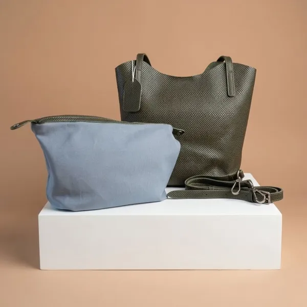 Calvadoss_Premium_Green_Textured_Handbag