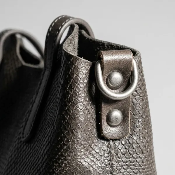 Calvadoss_Premium_Grey_Textured_Handbag