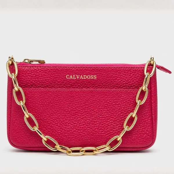 Calvadoss_Premium_Pink_Leather_Structured_Shoulder_Bag