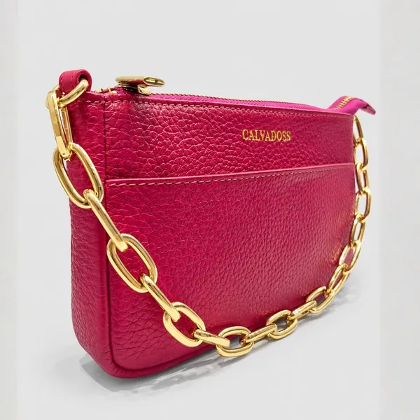 Calvadoss_Premium_Pink_Leather_Structured_Shoulder_Bag