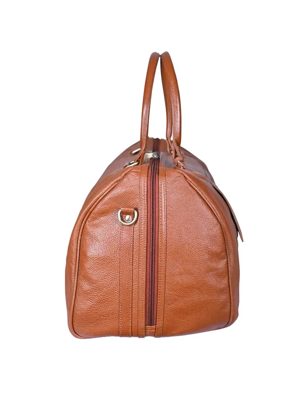 Calvadoss_Premium_Tan_Duffle_Bag