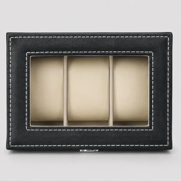 Calvadoss_Premium_Black_Watch_Case_Leather_Storage