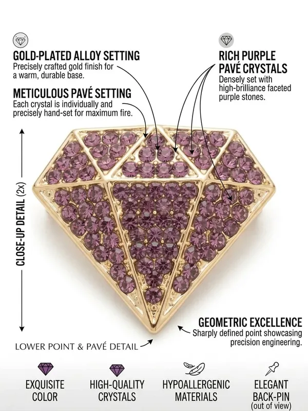 Calvadoss_Royal_Violet_Diamond-Cut_Brooch