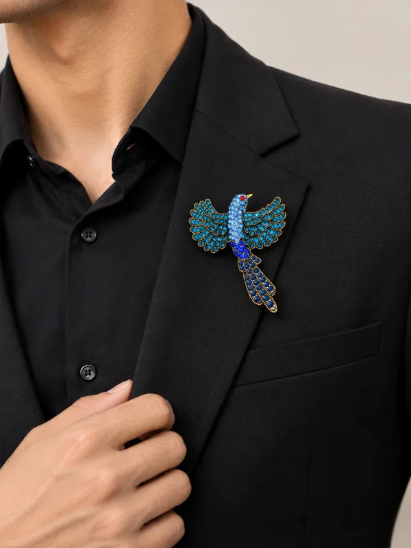 Calvadoss_Signature_Blue_Bird_Pin