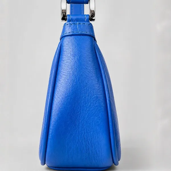 Calvadoss_Textured_Blue_Leather_Structured_Shoulder_Bag