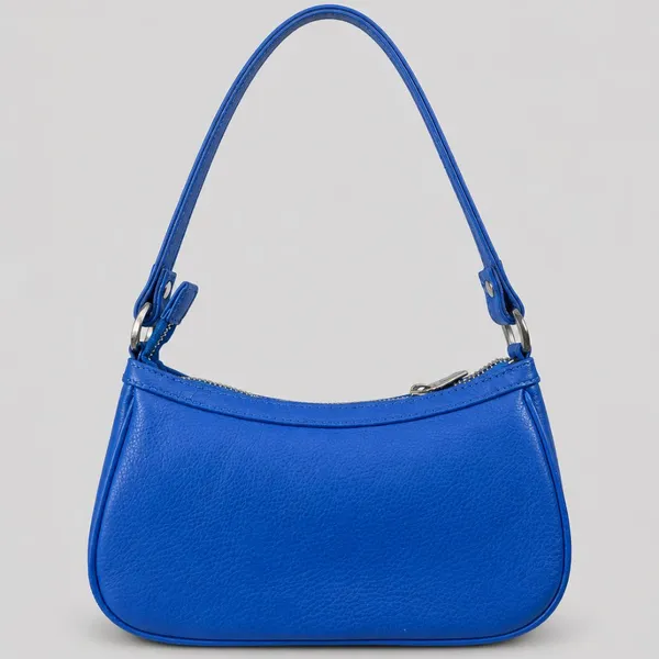 Calvadoss_Textured_Blue_Leather_Structured_Shoulder_Bag
