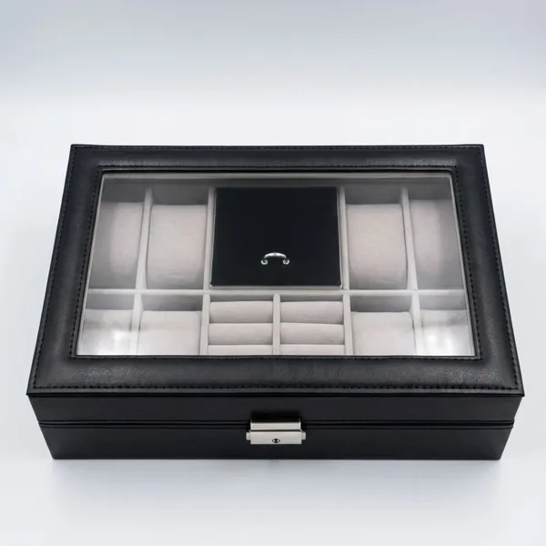 Calvadoss_Premium__Black_Jewellery_Box_Leather_Storage