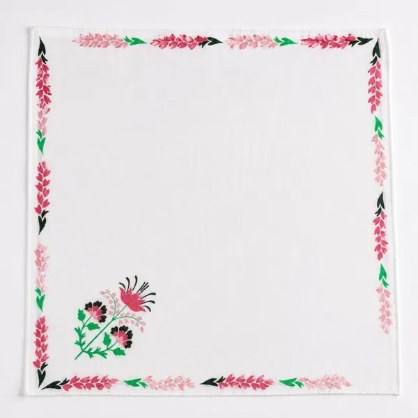 Calvadoss_Women's_Pure_Cotton_Botanical_Folk_Art_Handkercheif