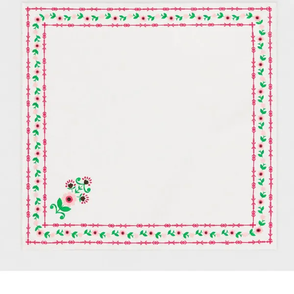Calvadoss_Women's_Pure_Cotton_Botanical_Folk_Art_Handkercheif