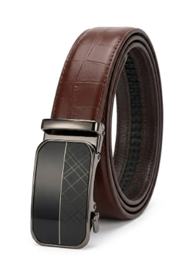 Men_Brown_Textured_Leather_Belt_with_Metal_Buckle
