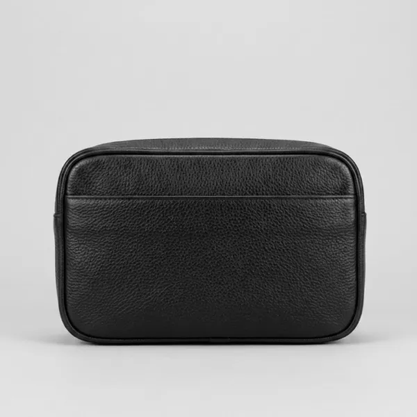 Calvadoss_Black_Leather_Textured_Sling_Bag