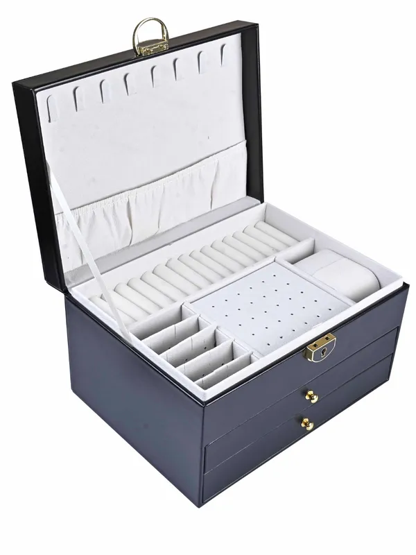 Calvadoss_Premium__Black_Jewellery_Box_Leather_Storage
