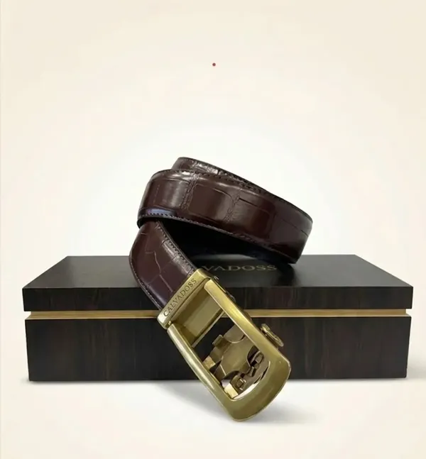 Brown_Croco_Vegan_Leather_Autolock_Rachet_Belt_for_Men