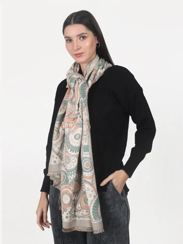 Multicolor_Paisley_Printed_Stole_For_Unisex