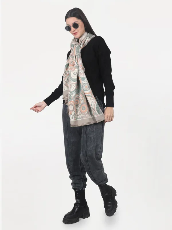 Multicolor_Paisley_Printed_Stole_For_Unisex
