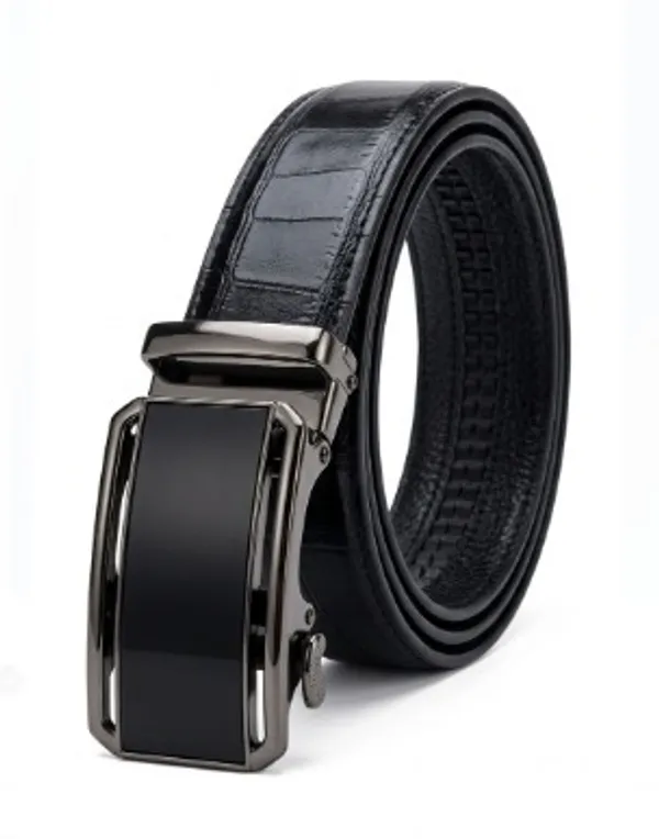 Black_Croco_Vegan_Leather_Autolock_Rachet_Belt_for_Men