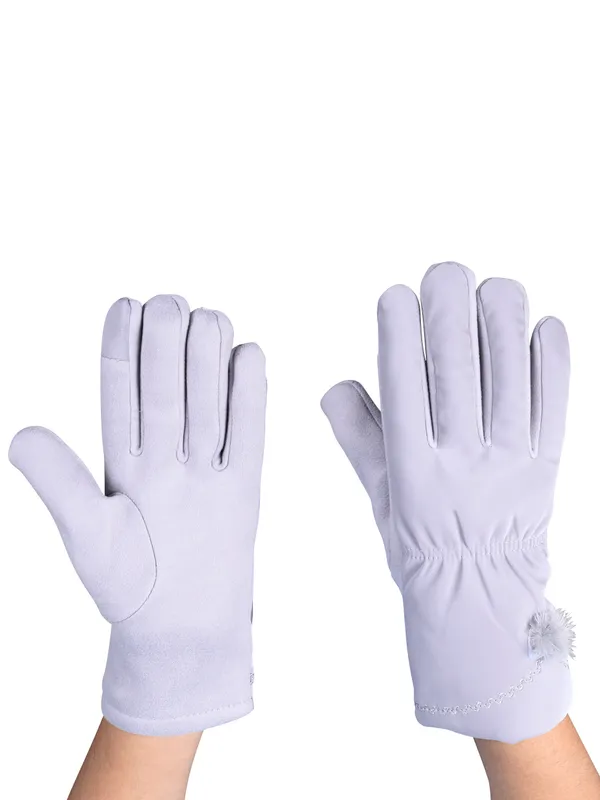 Calvadoss_Women_Patterned_Winter_Gloves