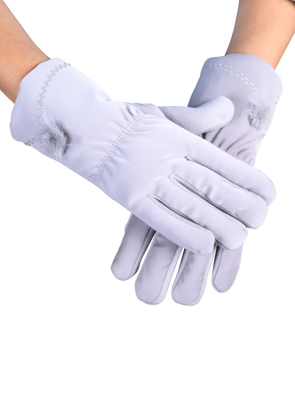 Calvadoss_Women_Patterned_Winter_Gloves