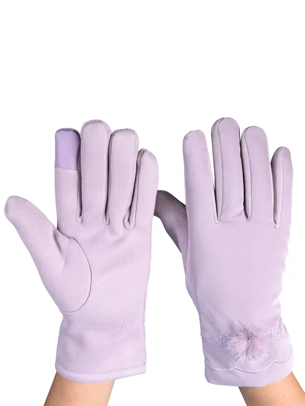 Calvadoss_Women_Patterned_Winter_Gloves