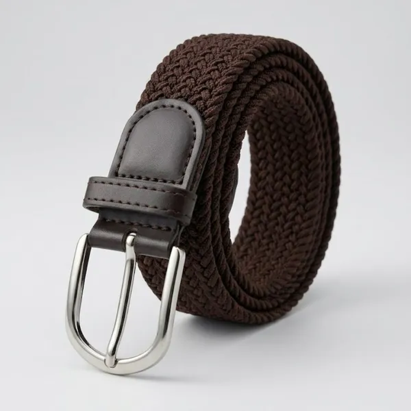Calvadoss_Brown_Girls_Elastic_Belt