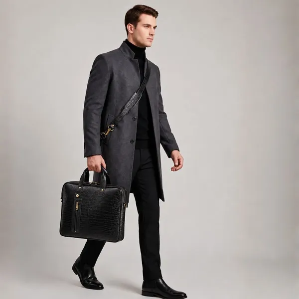 Calvadoss_Textured_Black_Leather_Laptop_Bag
