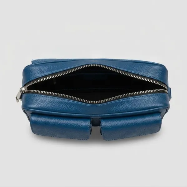 Calvadoss_Blue_Leather_Textured_Sling_Bag