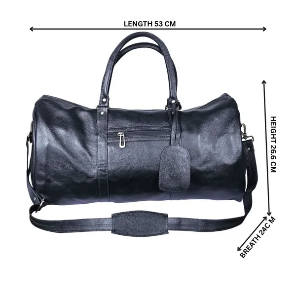 Calvadoss_Premium_Black_Duffle_Bag