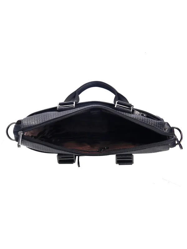 Calvadoss_Textured_Black_Leather_Laptop_Bag