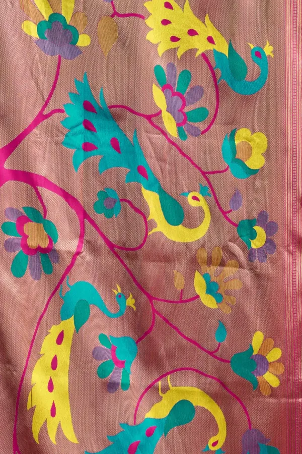 Fresh_Green_Paithani_Silk_Saree_With_Elegant_Peacock_Motif_Pallu_Festive,_Wedding,_Traditional_Events_For_Women