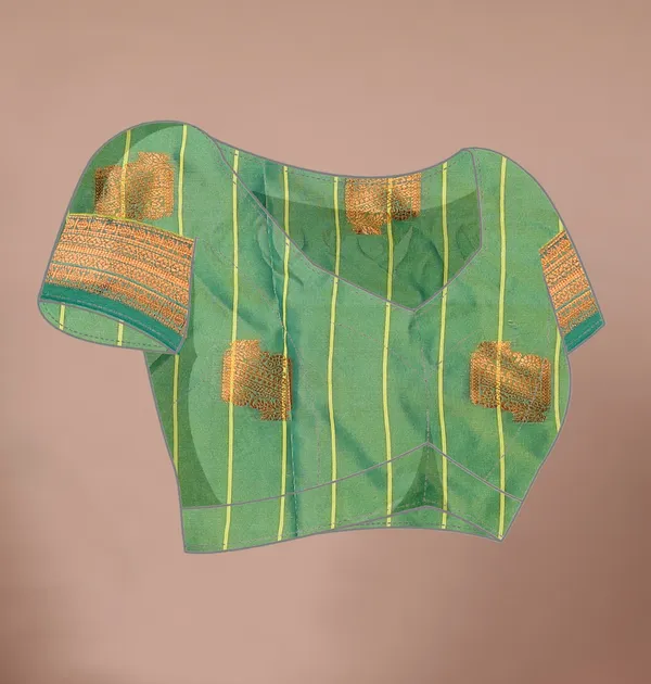 Lemone_Kanjivaram_Jacquard_Cotton_Silk_Saree_With_Wide_Banarasi_Zari_Border_For_Women