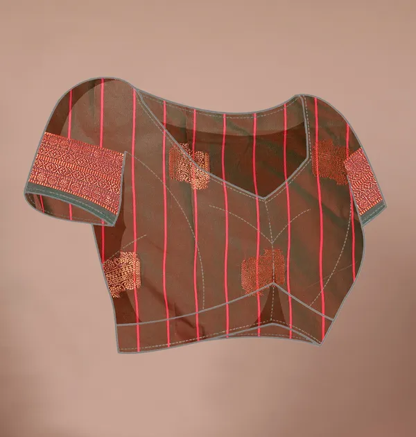 Pink_Kanjivaram_Jacquard_Cotton_Silk_Saree_With_Wide_Banarasi_Zari_Border_For_Women
