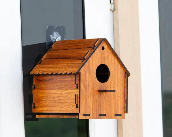 DIY_Birdhouse_for_Sparrow,_Finches_and_Wildbirds_|_DIY_Unfinished_Birdhouse_for_Decorations_Indoors_Gardens