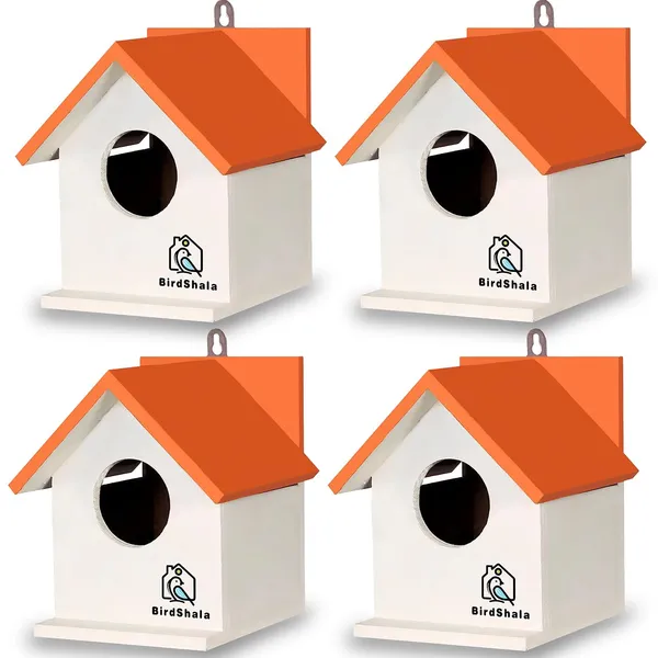 Bird_House_for_Sparrow,_Budgies_&_Finches_with_Air_Ventilation_and_Mounting_Hook_(Orange_-_Set_of_4)